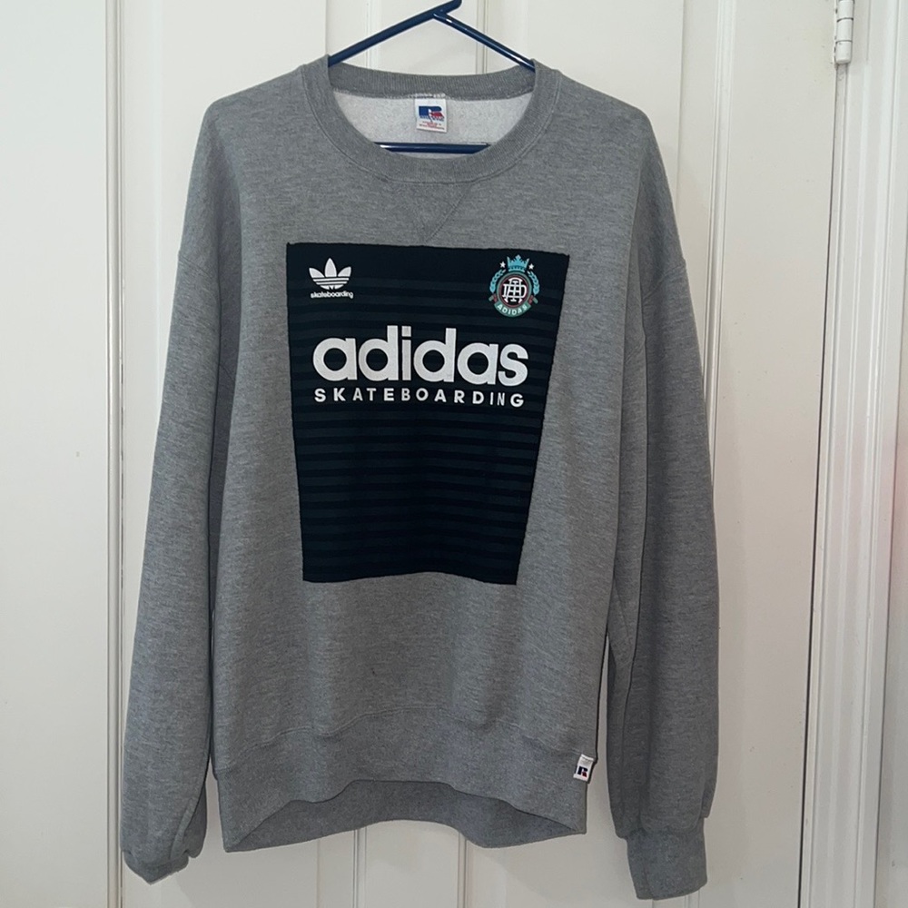 ♻️Upcycled Adidas Crewneck Hoodie♻️ - Picture 4 of 7